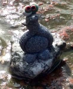 Guess who's Loch? Yes, she was at home and most gracious, basking in the late summer sun...