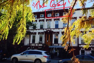 Our October '14 digs on Greene Avenue, Bedford-Stuyvescent, Brooklyn