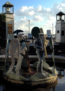 At the Mississippi Esplanade