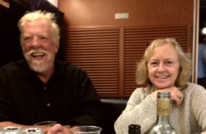 Martin and Pam, "social dining" companions on The City of New Orleans