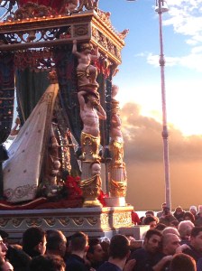 Is that sweat on her forehead?