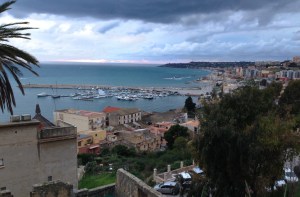 View to the port from "The Lounge Room" the public square - Piazza Scandaliato